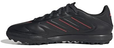 adidas Unisex COPA Pure III League Turf Football Boots, Core Black/Carbon/Lucid Red, 44 2/3 EU