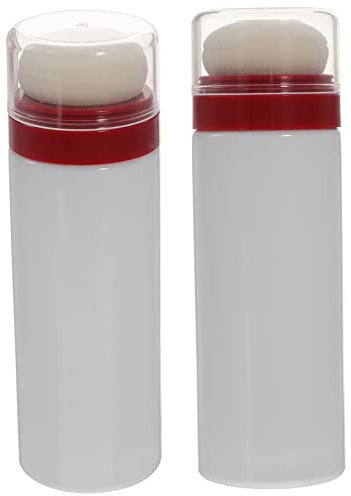 BESTonZON 6stücke Babypuder Puff Behälter Und Praktische Aufbewahrungsflasche Für Babypuder Mit Sanftem Puderquaste Für Unterwegs Und Zuhause Zufällige Farben