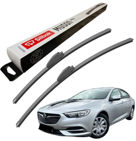 Silbak Windscreen Wipers, fits for VAUXHALL INSIGNIA GRAND SPORT (2017 ONWARDS) Front Wiper Blades, 600mm/500mm