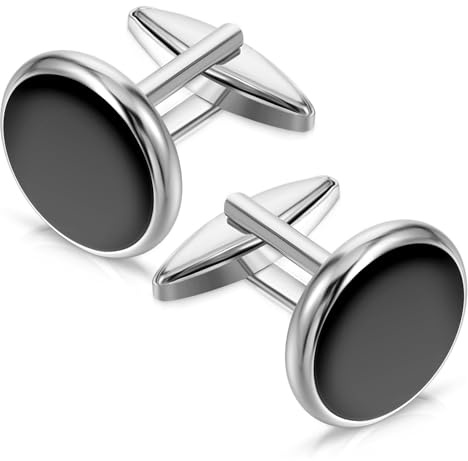 Silver Mens Cufflinks For Men, Classic Cuff Links Mens, Best Gift For Men Suitable, For Wedding, Banquet, Ceremony, Business