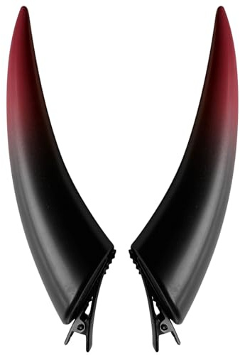 Halloween Demon Horn Headwear - Vampire Devil Cosplay Costume Clips | Gothic Evil Fancy Dress Accessories, Scary Funny Festival Masquerade Party Props, Stage Show rolplay Outfit Decor for Men Women