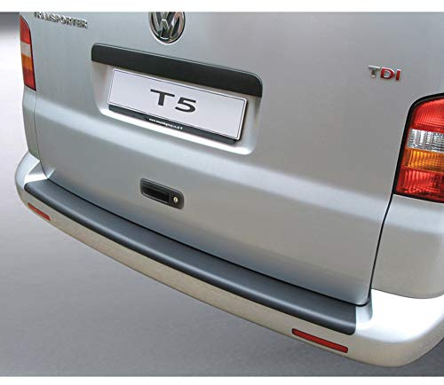 RGM ABS Heckstoßstangenschutz kompatibel mit Volkswagen Transporter T5 2003-2012 2012 Schwarz, Mattschwarz | kompatibel mit Volkswagen Transporter T5 2003-2012 2012 Schwarz