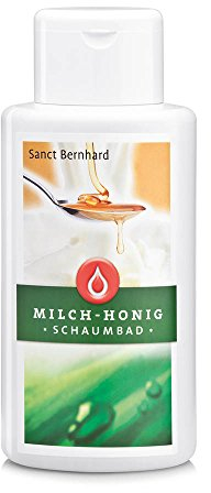 Sanct Bernhard Milch-Honig-Bad mit Milchpulver, Honig, Vitamin A, E, Getreidekeimöl, Inhalt 750 ml