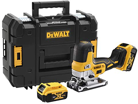 DEWALT Sierra de calar de 18 V, motor Brushles, DCS335P2-QW