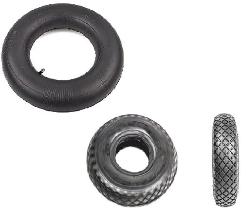 Multipurpose 4.00-4 2PR Tyre & Tube Sack Barrow Wheels Trailers, wheelbarrows, Karts, Sack Truck Wheels, Lawn Movers, Hand Trucks (2X Set of 4.00-4 2PR Tyre & Tube)