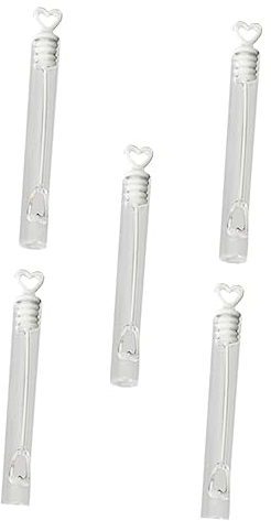 SAFIGLE Seifenblasenmacher-Set -teilig Herzform Seifenblasenröhre Leere Flasche Seife und Partyzubehör für Mädchen Hochzeitsgeschenk