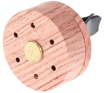 Beaupretty 2 STK Diffusor aus Holz Lüftungsclips für Autoerfrischer meditations meditieren Diffusor für ätherische Öle Aromatherapie- klein Aromatherapie-Maschine Buche