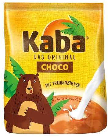 Kaba Choco 400g Beutel Trinkpulver, das Original Kakaopulver zum Anrühren in kalter und warmer Milch