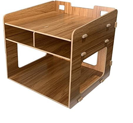 SFNIOKFG Druckerständer fürs Büro, Schrankdruckerständer, Büro-Desktop, Kleiner Aktenordner, Home-Desktop, Bücherregal, Regal, Home-Multifunktionsdruckerregal, Druckerständer (Farbe: A)