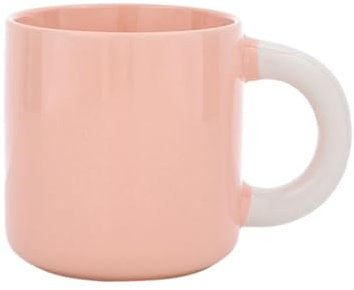 Practical Simple mug ceramic round tea cup with handle home office tea cup morning cup for Coffee Tea Cocoa Reusable 350ml/11.8oz Washable