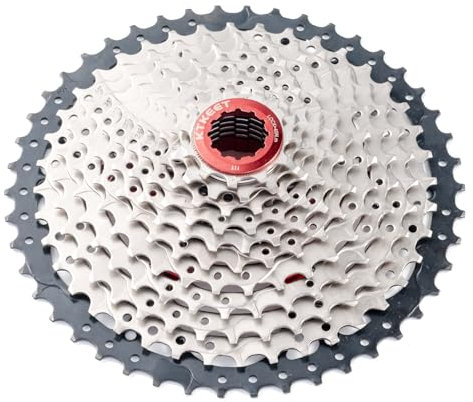 KTKEET Cassette de 11 velocidades 11-25T/28T/30T/32T/34T/36T/40T/42T/46T/50T/52T para bicicleta de montaña/carretera Cassette de bicicleta de 11 velocidades Piñones Compatible con Shimano Ultegra XT