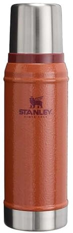 Stanley Classic Legendary Thermal Flask 0.75L - Keeps Hot Or Cold for 20 Hours - BPA-Free Insulated Bottle - Stainless Steel Coffee Flask - Leakproof - Dishwasher Safe - Hammertone Clay