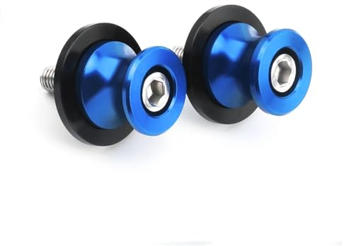 LFDTO 6 mm passend for Aprilia RS 660, Tuono 660/1100, Tuareg 660, RSV/RSV4 1000 Motorradschwinge, Schwingenaufnahmen, Gleitstücke, Schraubenzubehör(Blue)
