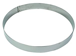 Gobel - Cercle de pâtisserie à mousse inox - Ø20 cm h4,5 cm - 10/10ème | Fabriqué en France ; inox 10/10ème, idéal mousses, entremets et bavarois ; démoulage facile, qualité pro