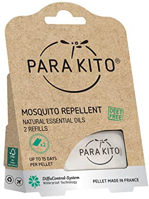 PARA'KITO Recharges Anti-moustiques - 2 plaquettes Blanc