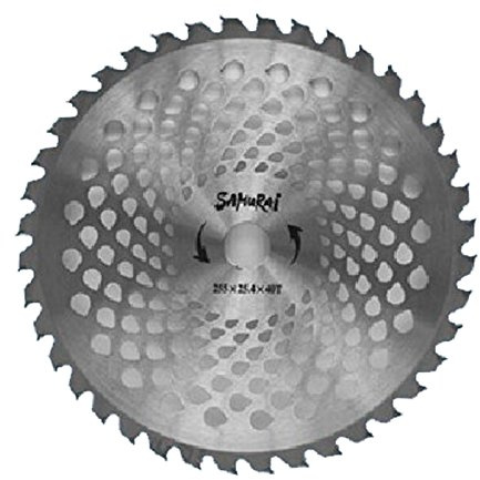 DISQUE LAME COUPE SAMURAI X 20 MM. WIDIA TROU 40 DENTS 255 X 10 MM.