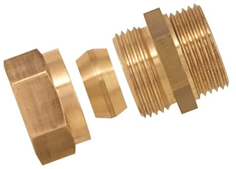 Boutté 3155900 Raccord bicône laiton mâle 26x34 Tube Ø22