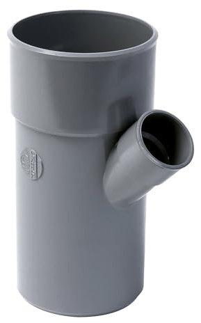 embranchement simple pvc - mâle / femelle - 45 degrés - diamètre 100 / 40 mm - nicoll bt74