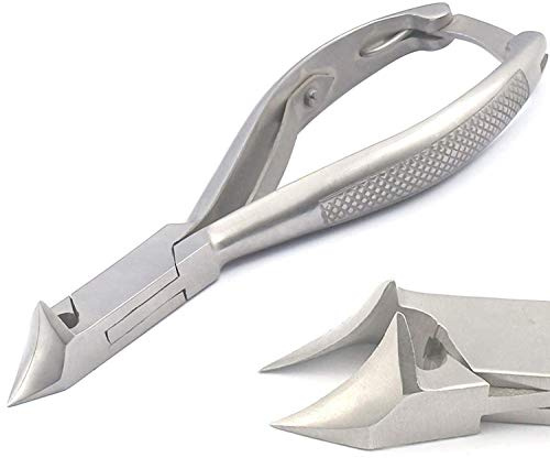Nail Clippers for Men with Thick or Ingrown Toenails – Podiatrist Toenail Clipper Heavy Duty Nail Cutter Moon Head Ingrown Toe Nail Cutters Clippers Pliers Chiropody Podiatry Instruments