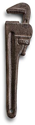 Donkey Products Flaschenöffner „Klaus“ – witzige Wasserpumpenzange aus Eisen, ca. 17 x 6,5 x 0,5 cm, Feierabend-Kollektion, originelles Geschenk für Handwerker & Bierliebhaber, 200519