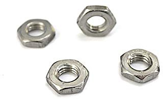 25 Stück Sechskantmuttern DIN 439 - A2 - Edelstahl - niedrige Form - Muttern - V2A - M8 - Flachmuttern - V2A (25, M8)