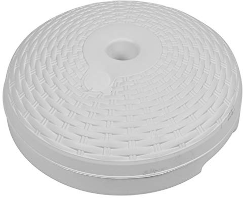 URBN-TOYS Rattan Style Parasol Base White