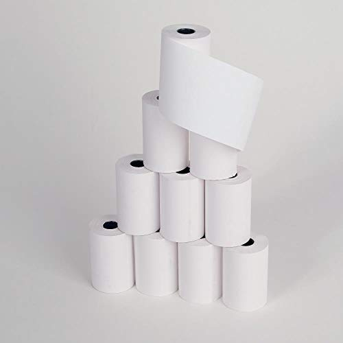 Rouleaux POS Papier Thermique Imprimante Thermique sans BPA 57 x 38 diam. x 12 POS Rouleau Caisse – 50 pièces