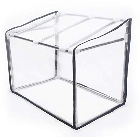 MTYLX Grande Bâche Résistante, Bâches, Usine de Serre Chaude de Jardin de Serre Cultive La Mini-Couverture En Plastique de Pvc de Maison Balcon Portatif,60X40X (40-50) Cm,60X40X (40-50) Cm