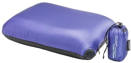 Cocoon Air-Core Pillow Hyperlight Größe 28 cm x 38 cm Black/Dark Blue