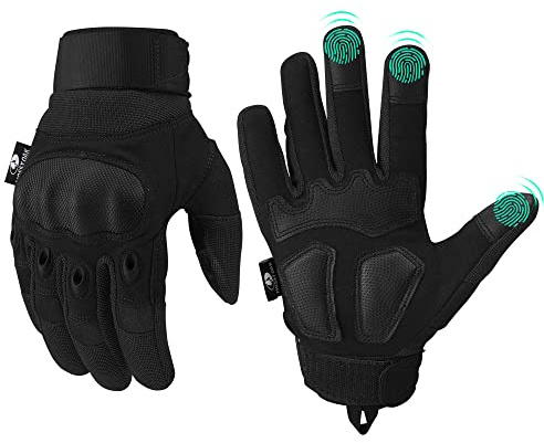 Mossy Oak Touchscreen Motorcycle Gloves for Men