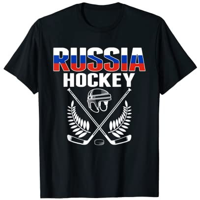 Russland Eishockey Fans Trikot Russisches Hockey Team Supporter T-Shirt