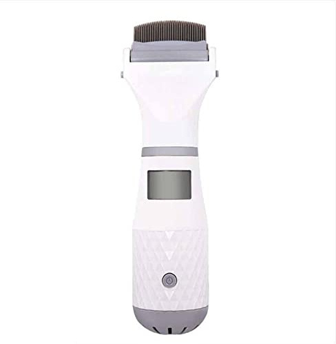Electric Pet Flea and Lice Remover Comb - Dog Cat Cleaning Brush With Vacuum Head