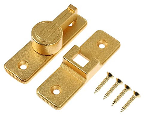 Gadpiparty Serrure à Loquet De Sécurité Adhésive à Angle Droit Pour Porte Battante Loquet Pratique Pour Portail Et Armoire