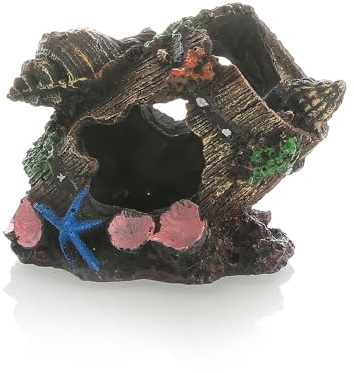 MaoNativey Botti Acquario Vino Corpo in Resina Ornamento Artificiali Cave Fish Tank, Grotta per Acquario in Resina, Paesaggio Decorativo per Acquario Hideaway Cave Decoration Decor Habitat