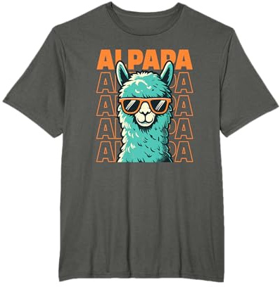 Alpapa Día Del Padre Mejor Papá Alpaca Camiseta