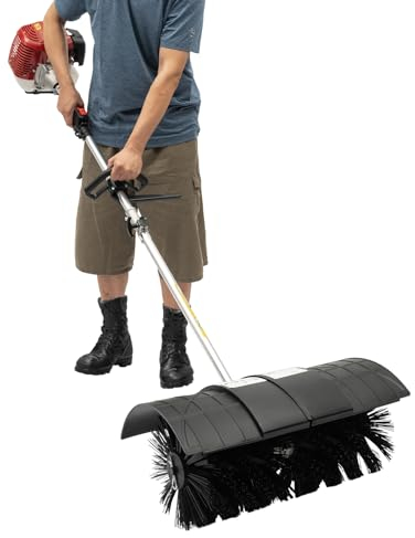 Rasen RäUmgeräT Sweeper Kehrmaschine Motorbesen Benzin SchneefräSe Elektro Schneeschieber Schnee Gas Benzinbetriebene Motormotor Kehrbesen FüR StraßEnrasen Garten Hof SchneeräUmung 2Takt 52Cc