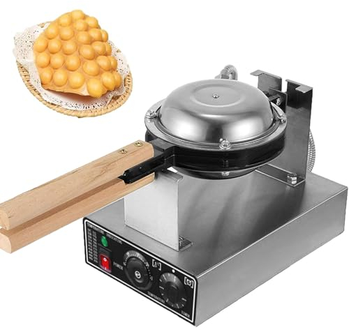 Dfdieratve MáQuina para Hacer Gofres con Burbujas, MáQuina para Hacer Gofres con Burbujas Comercial de 1400 W, MáQuina para Hacer Gofres con Burbujas EléCtrica para Uso DoméStico o Comercial