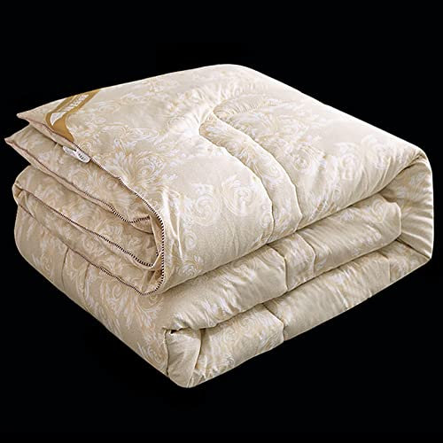 Kühlende Steppdecke für den Sommer, kühlende Faser-Bettdecke für Bett, Sofa, weich und leicht, atmungsaktiv, Doppel-Bettbezug, 13,5 Tog, Doppelbett, Komfort für Erwachsene und Kinder, erhältlich in