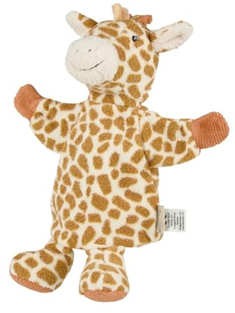 Sterntaler Kinder Handpuppe Giraffe Kaya - weiches Spielzeug zum Puppentheater, Erzählen, Kuscheln & Sprachförderung – Perfekter Spielkamerad & Geschenkidee - für Jungen & Mädchen, Mehrfarbig