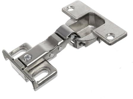 Reliapart Genuine Hettich Integrated Fridge Freezer Cabinet Door Hinge, 35 mm Cup with 3 mm Distance Plate for 13 to 18 mm Overlays, 4 Hole, 15 kg Load, ET 582-72134 Replacement (1 Hinge)