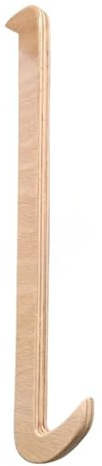 WELTWOOD Holz Handtuchhaken für 8–10 mm Glasduschen – Über-die-Glas Einzel Türhaken Ohne Bohren I Moderner Rechteckiger Handtuchhalter aus Buchenholz für Bad & Dusche