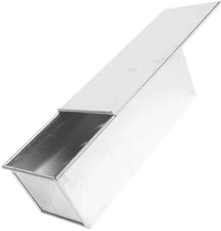 VERDANVERSE Molde para Pan con Tapa Antiadherente Aleación de Aluminio para Hornear Pan y Tostadas Molde Resistente para Cocina y Repostería