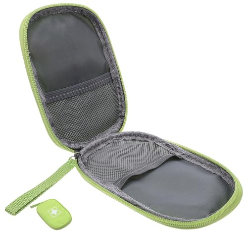DECOMELODY Kleine Arzttasche mit Griff Reiseapotheke für Medikamente Kompakter Medikamentenbeutel für Outdoor Haushalt und Notfall