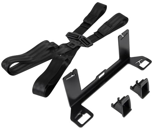 JHKLS Support pour Siège Auto, Kit d'Ancrage en Acier pour Voitures Interface De Verrouillage Isofix Support De Verrouillage En Acier Pour La Plupart Des Voitures, Suv, Monospaces, 330*73*115 mm