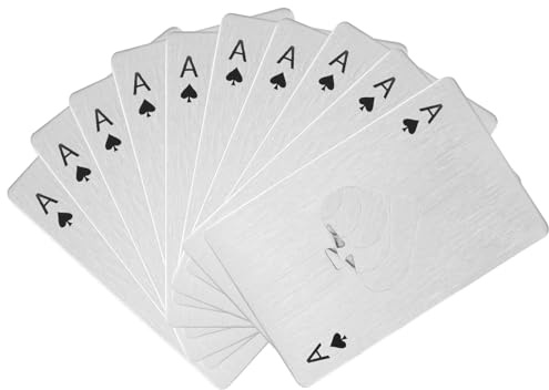 Abrebotellas de acero inoxidable, 100 unidades, abrelatas con tapa de cerveza, abrebotellas de agua Poker Ace of Spades, abrebotellas de agua, abrebotellas de cartera, plata (plata-100)