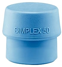 Halder 3201050 50 mm Soft-Face TPE EH 3201Simlpex Mallet Head - Multi-Colour