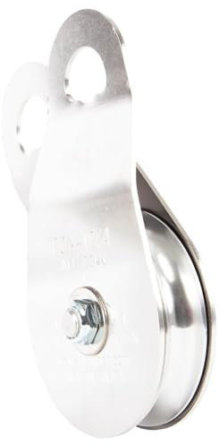 Portable Winch PCA-1274 Snatch Block - Heavy Duty Recovery Winch Snatch Block Pulley, Stainless Steel Winch Pulley, Portable Winch Accessories