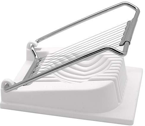 FACKELMANN 41901, Eierschneider, Ei-Schneider ,11 x 8 x 3 cm, Weiß