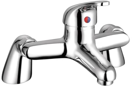 iBathUK | Chrome Bath Filler Mixer Tap Monobloc Bathroom Lever Faucet TB115