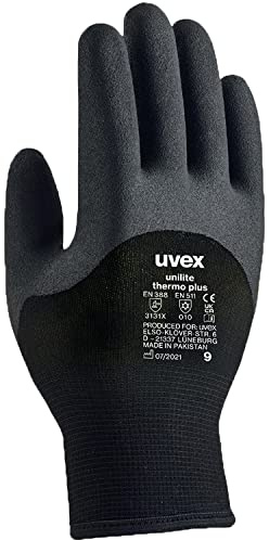 Uvex Unitlite Thermo Plus Schutzhandschuhe - 1 Paar Arbeitshandschuhe gegen Kälte 08/M